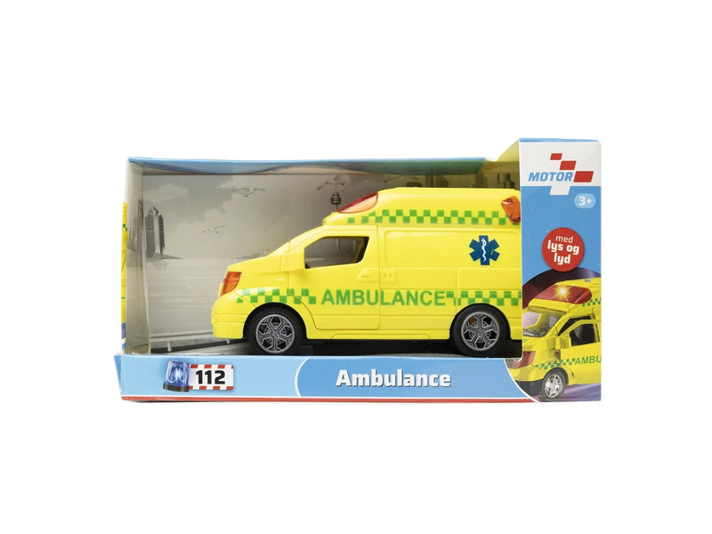 Impulse Toys Ambulance 12.5cm m/lys og lyd