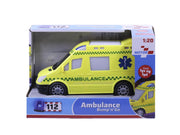 Impulse Toys Ambulance bump n' go m/lys og lyd