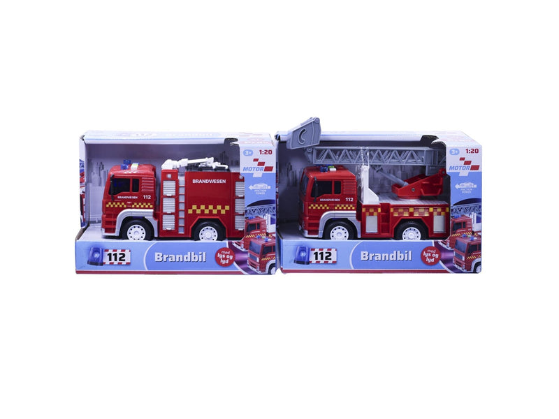 Impulse Toys Brandbil m/lys og lyd 18cm - assorteret