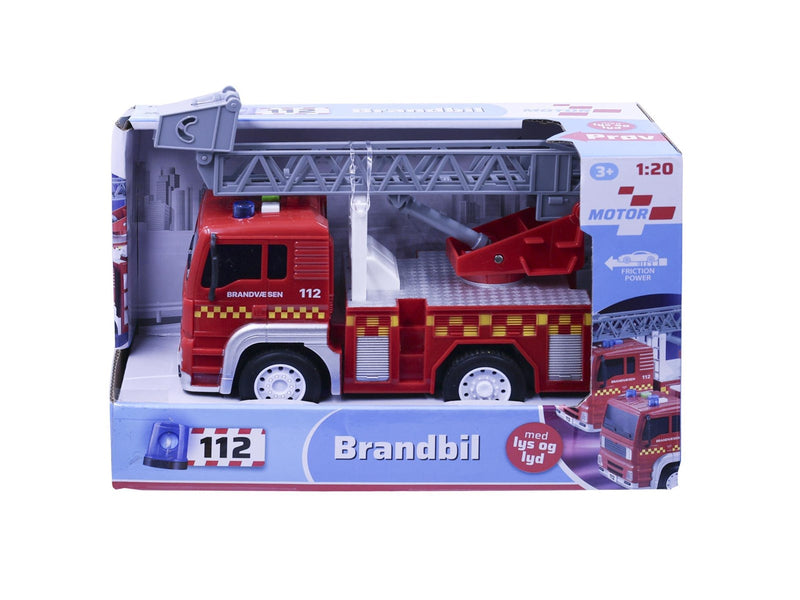 Impulse Toys Brandbil m/lys og lyd 18cm - assorteret