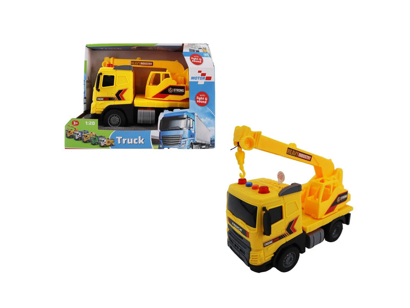 Impulse Toys Kranbil m/lys og lyd 1:20