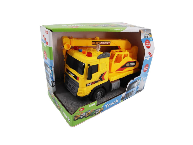 Impulse Toys Kranbil m/lys og lyd 1:20
