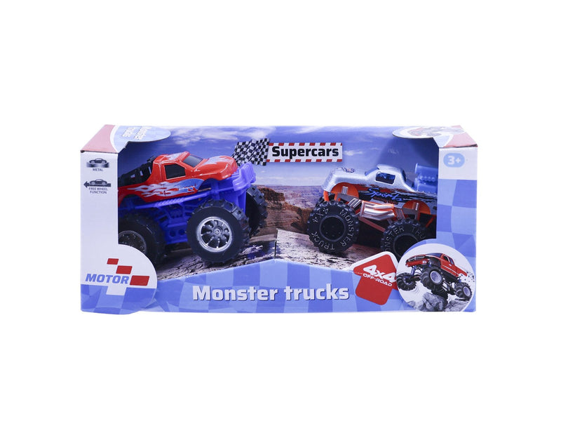 Impulse Toys Monstertruck die-cast m/freewheel 2-pack - assorted