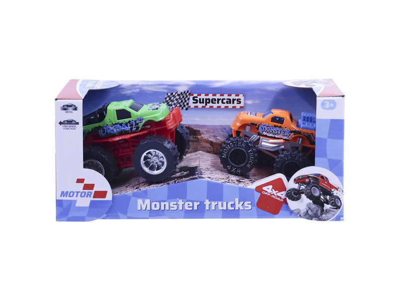 Impulse Toys Monstertruck die-cast m/freewheel 2-pack - assorted