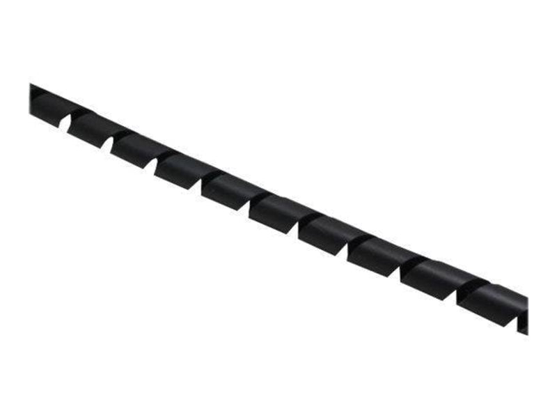 InLine Cable Gland / Spiral Wrapping Band 10m black 18mm