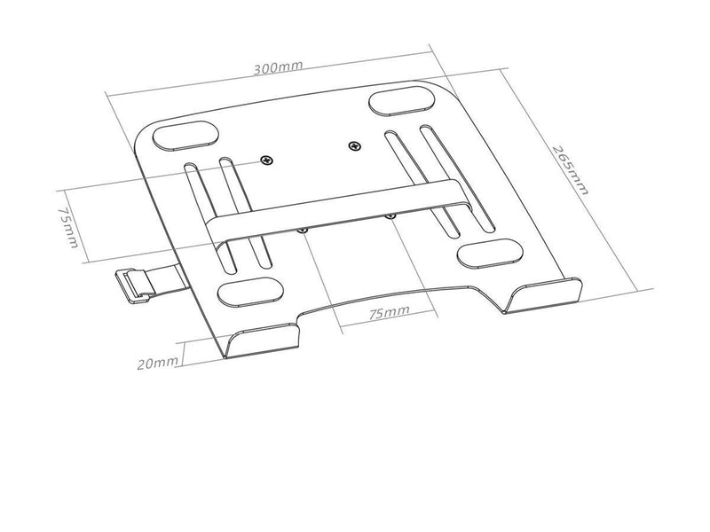 InLine - notebook vehicle mount adapter kit