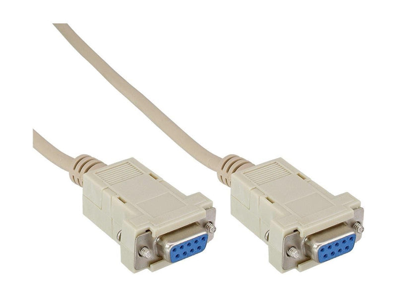 InLine - null modem cable - DB-9 to DB-9 - 2 m