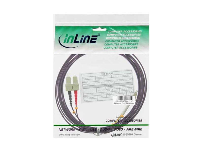 InLine patch cable - 3 m - 3 m - purple - Lila - 3m
