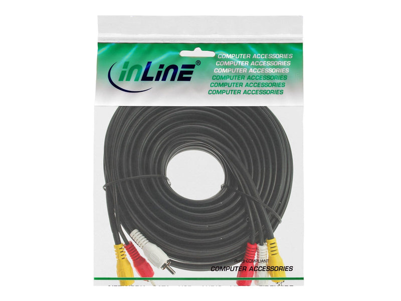 InLine video / audio cable - composite video / audio - 2 m