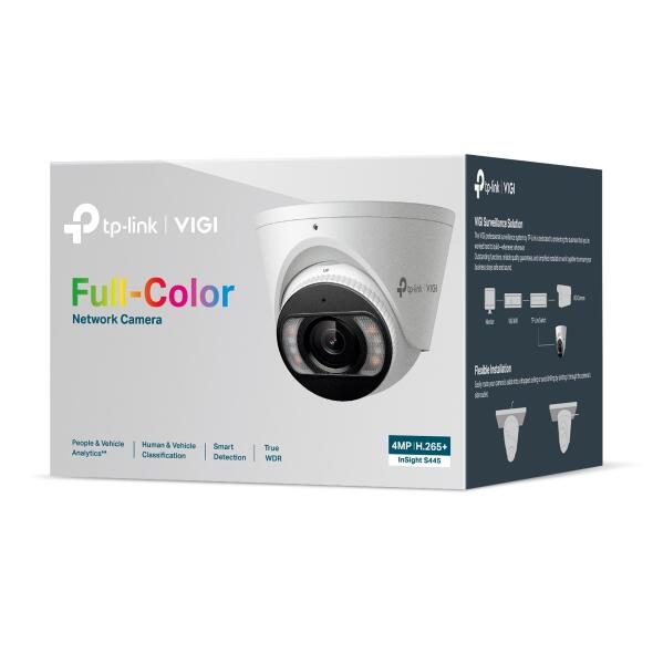 TP-Link VIGI 4MP Vollfarb-Turret-Netzwerkkamera InSight S445 (4mm)