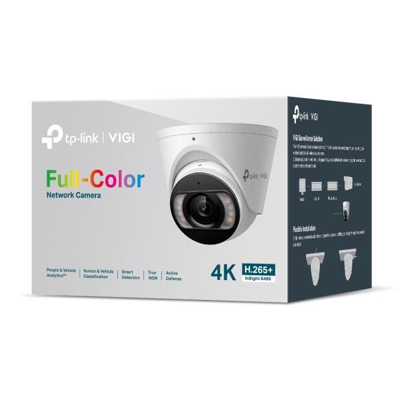 TP-Link VIGI 8MP Vollfarb-Turret-Netzwerkkamera InSight S485 (2.8mm)