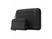 Inateck EdgeKeeper LB01011 - 13" MacBook Sleeve | 360° Protection | Accessory Pouch | Black