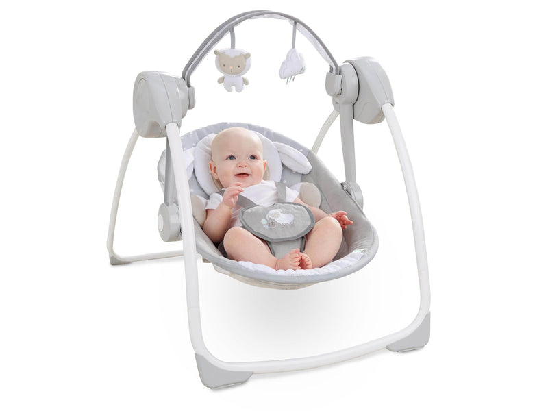 Ingenuity Comfort 2 Go Portable Swing™ - Cuddle Lamb