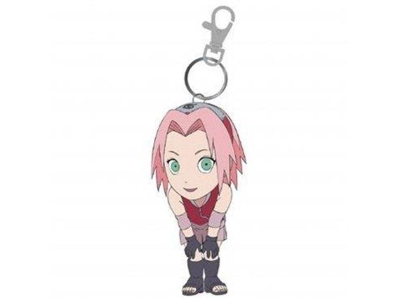 Innex - Naruto Shippuden - Soft PVC Keychain - Chibi Sakura - Schlüsselanhänger