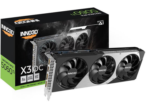 Inno3D GeForce RTX 5060 Ti X3 OC - 8GB GDDR7 RAM - Grafikkarte