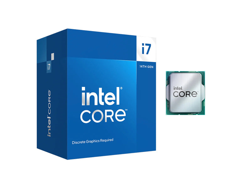 Intel Core i7-14700F Raptor Lake-S CPU - 20 Kerne - 2.1 GHz - Intel LGA1700 - Intel Boxed (mit Kühler)