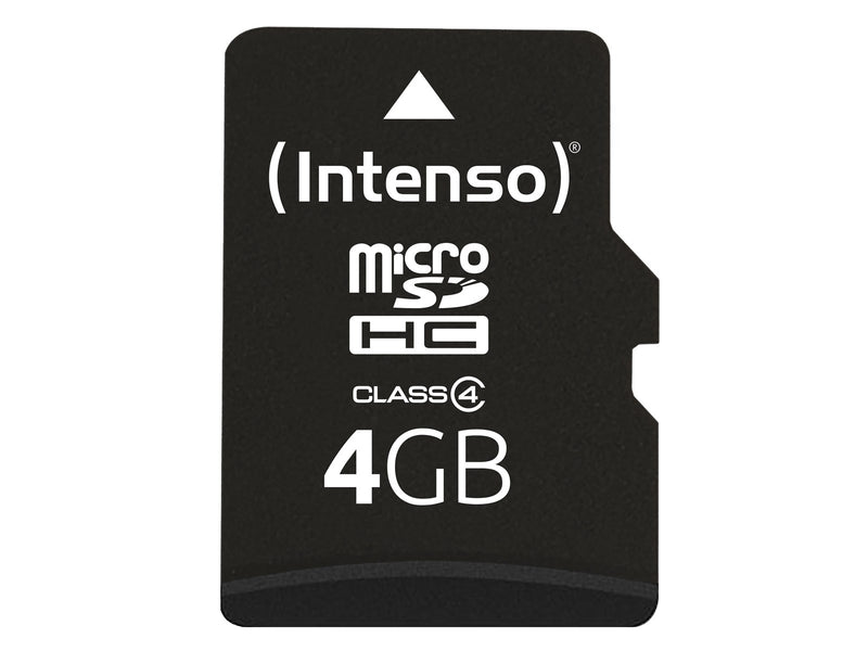 Intenso Mikro SD Card w/ Adapter - 4GB