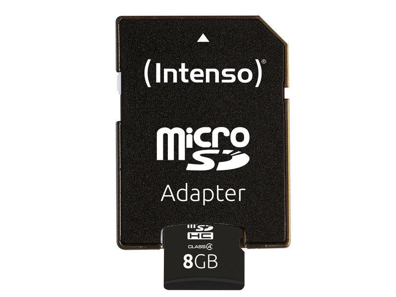 Intenso Mikro SD Card w/ Adapter - 4GB