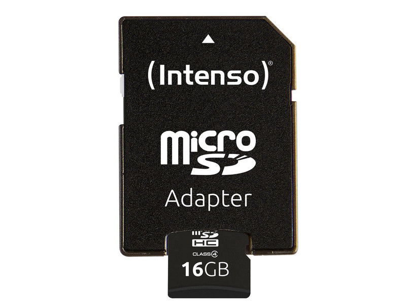 Intenso Mikro SD Card w/ Adapter - 4GB