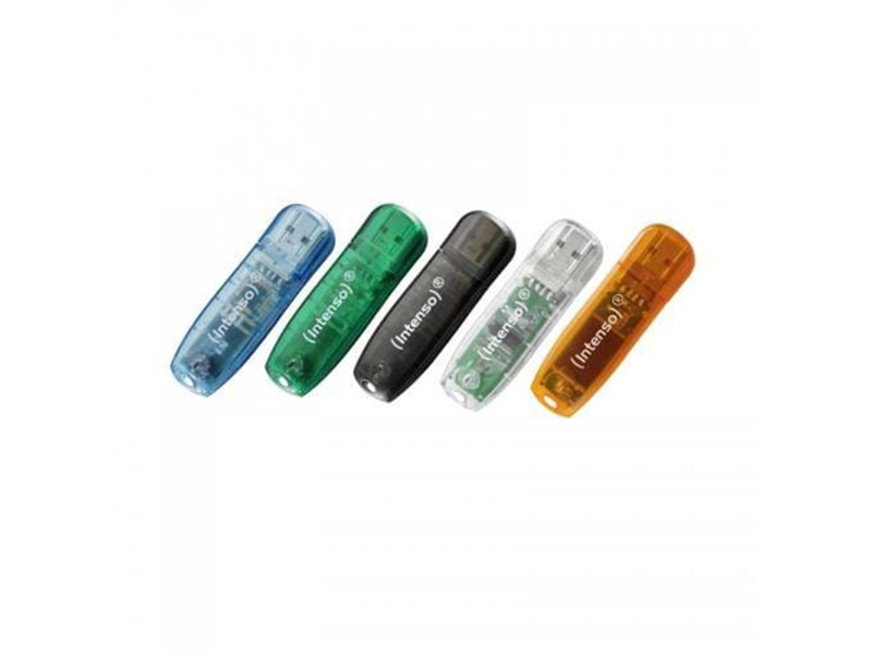Intenso Rainbow Line USB Drive - Blau - 4GB - USB-Stick
