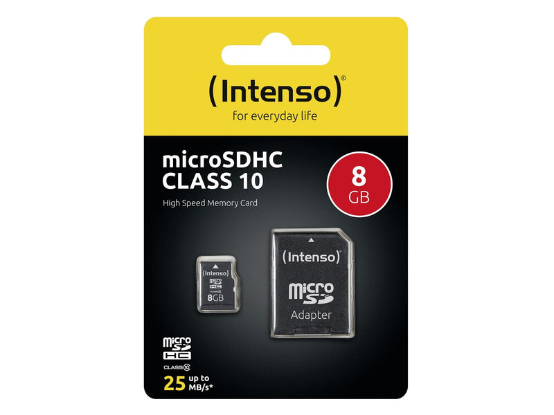 Intenso microSD Class 10 - 20MB/s - 8GB