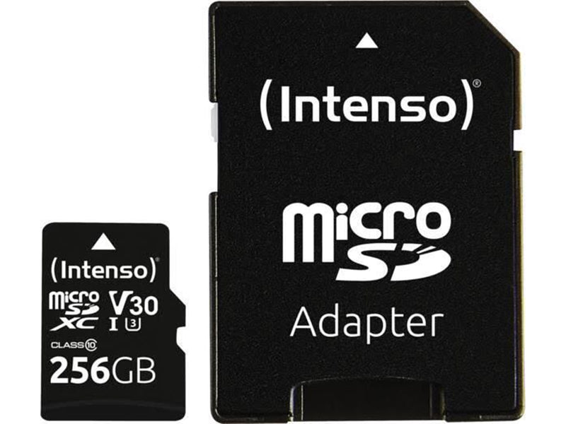 Intenso microSD UHS-I Professionel - 100MB/s - 256GB