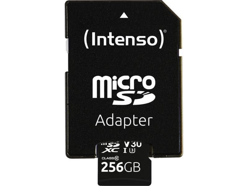 Intenso microSD UHS-I Professionel - 100MB/s - 256GB