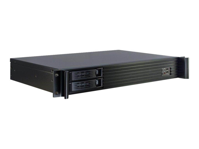 Inter-Tech 1.5U-1528L - Gehäuse - Server (Rack) - Schwarz