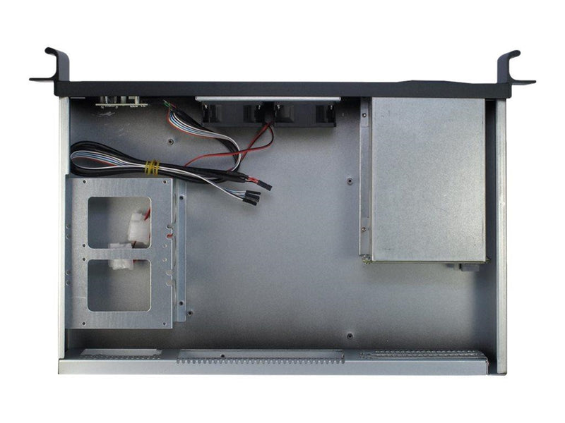 Inter-Tech 1.5U-1528L - Gehäuse - Server (Rack) - Schwarz