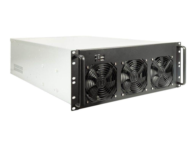 Inter-Tech 4F28 Mining - Gehäuse - Server (Rack) - Schwarz