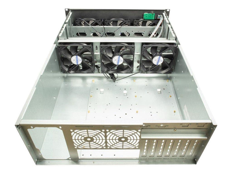 Inter-Tech 4F28 Mining - Gehäuse - Server (Rack) - Schwarz