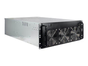 Inter-Tech 4W2 Mining Rack - Gehäuse - Server (Rack) - Schwarz