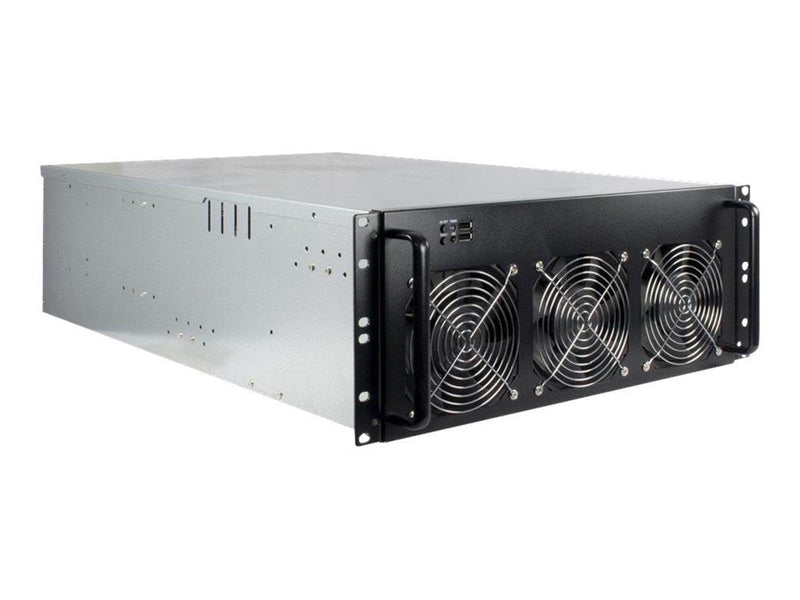 Inter-Tech 4W2 Mining Rack - Gehäuse - Server (Rack) - Schwarz