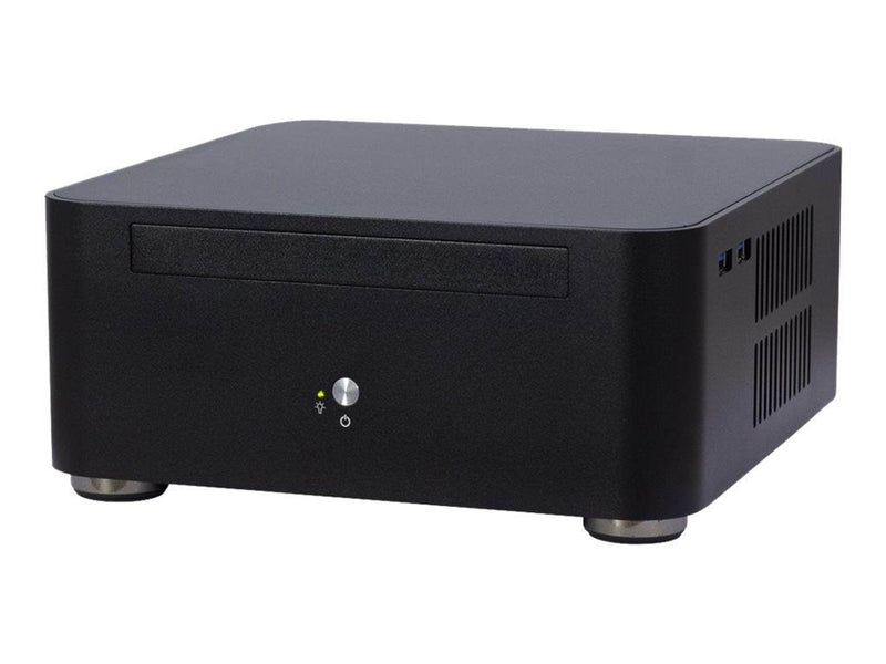 Inter-Tech A80S - Gehäuse - Ultra small form factor - Schwarz