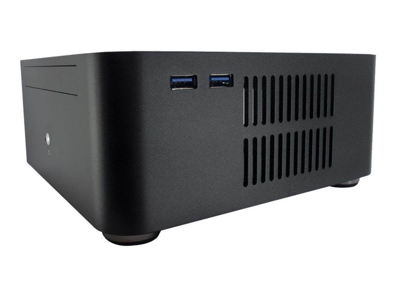 Inter-Tech A80S - Gehäuse - Ultra small form factor - Schwarz