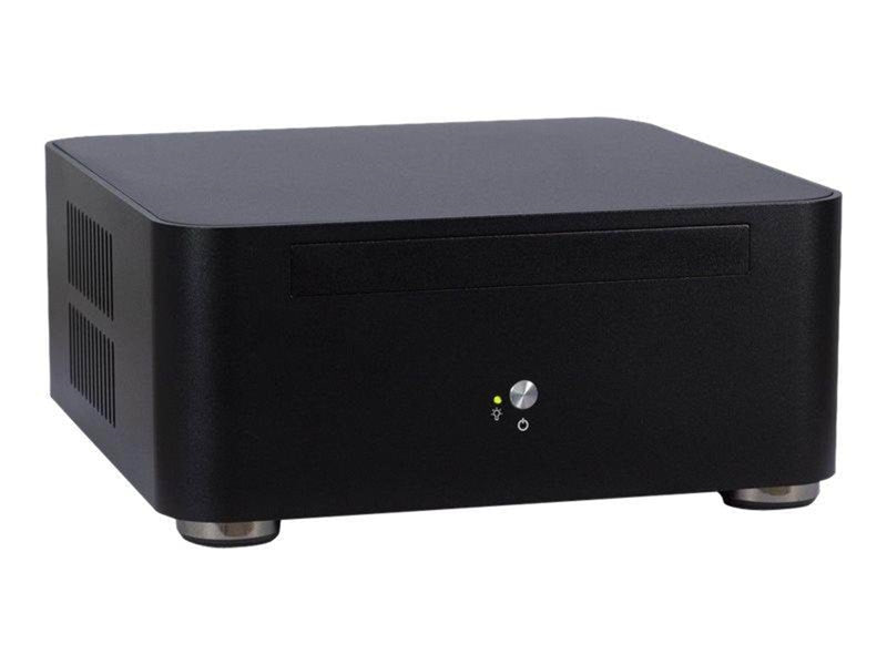 Inter-Tech A80S - Gehäuse - Ultra small form factor - Schwarz