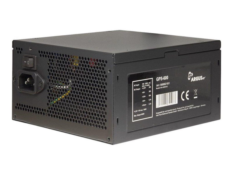 Inter-Tech Argus GPS-600 Netzteile - 600 Watt - 140 mm - ATX 2.4 - 80 Plus Gold zertifiziert