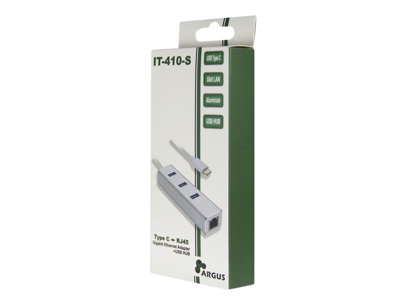 Inter-Tech Argus IT-410-S USB-Hubs - 3 - silber
