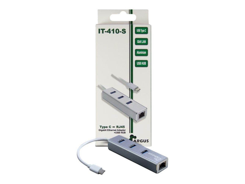Inter-Tech Argus IT-410-S USB-Hubs - 3 - silber
