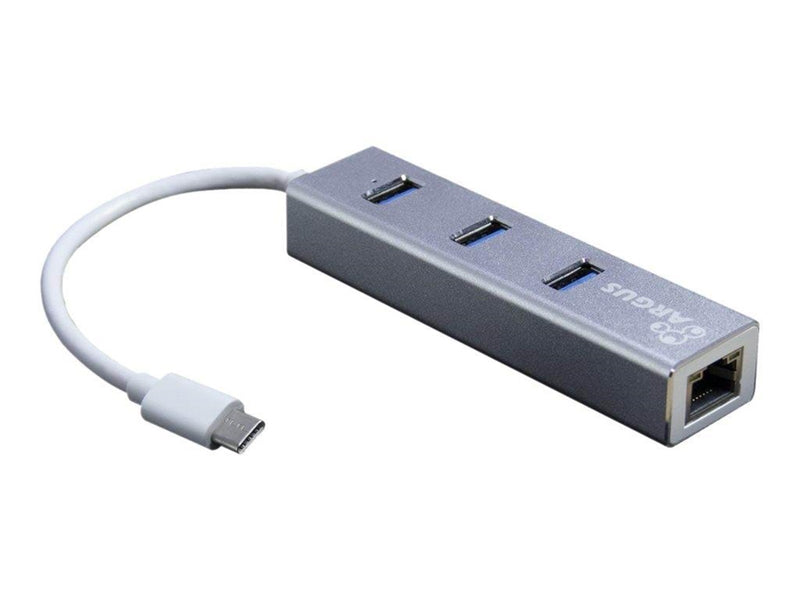Inter-Tech Argus IT-410-S USB-Hubs - 3 - silber