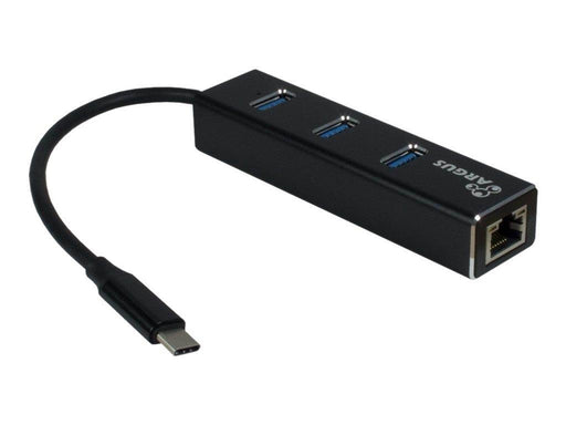 Inter-Tech Argus IT-410 USB-Hubs - 3 - Schwarz