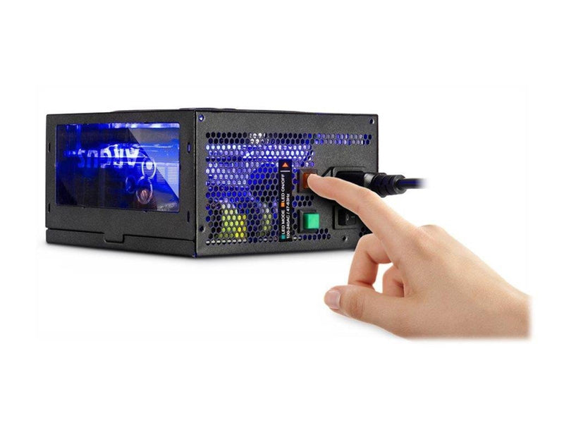 Inter-Tech Argus RGB-600W II Netzteile - 600 Watt - 140 mm - ATX 2.3 - 80 Plus Bronze zertifiziert