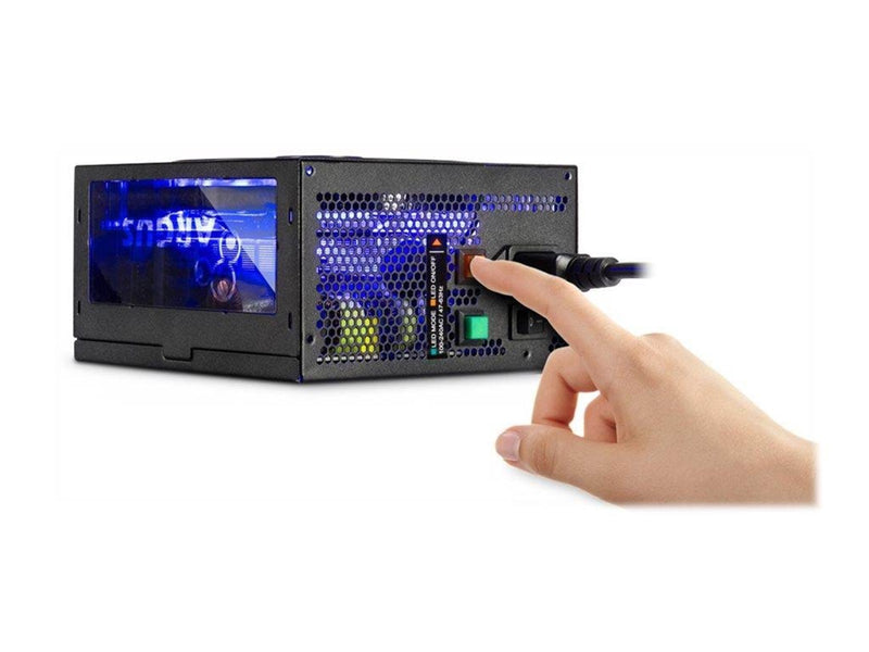 Inter-Tech Argus RGB-650W CM II Netzteile - 650 Watt - 140 mm - ATX 2.3 - 80 Plus Gold zertifiziert