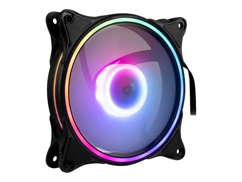 Inter-Tech Argus RGB-FAN SET RS-08 - Gehäuselüfter - 120mm - Schwarz