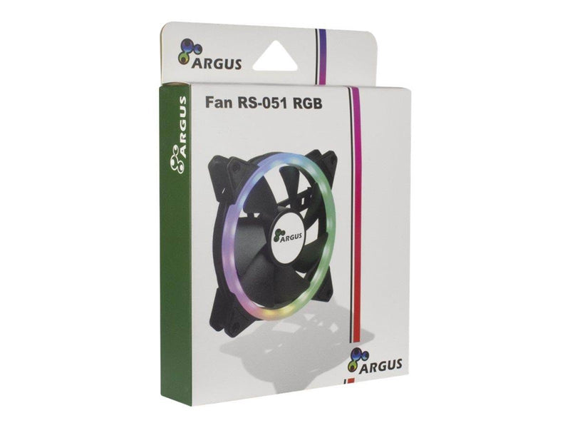 Inter-Tech Argus RS-051 RGB - Gehäuselüfter - 120mm - Schwarz