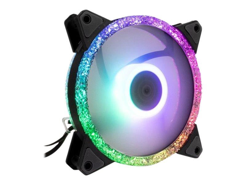 Inter-Tech Argus RS-071 RGB - Gehäuselüfter - 120mm - Schwarz