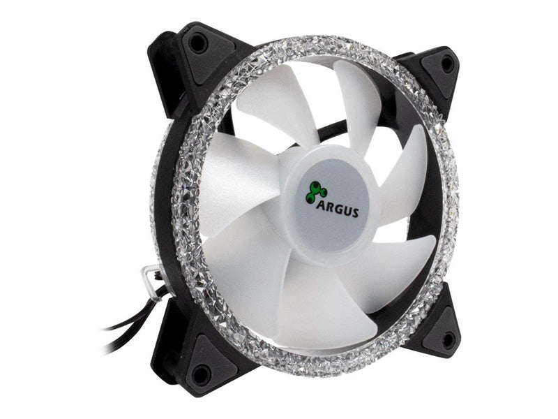 Inter-Tech Argus RS-071 RGB - Gehäuselüfter - 120mm - Schwarz