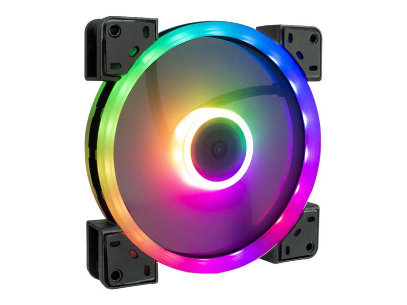 Inter-Tech Argus RS-141 RGB - Gehäuselüfter - 140mm - Schwarz