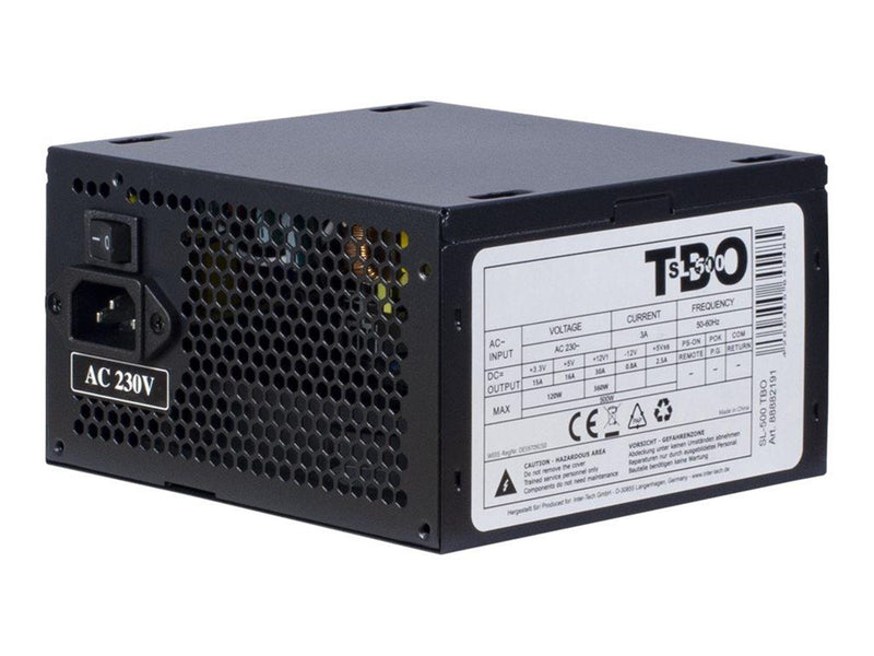 Inter-Tech Argus SL-500 TBO Netzteile - 500 Watt - 120 mm - ATX 2.03 - 80 Plus