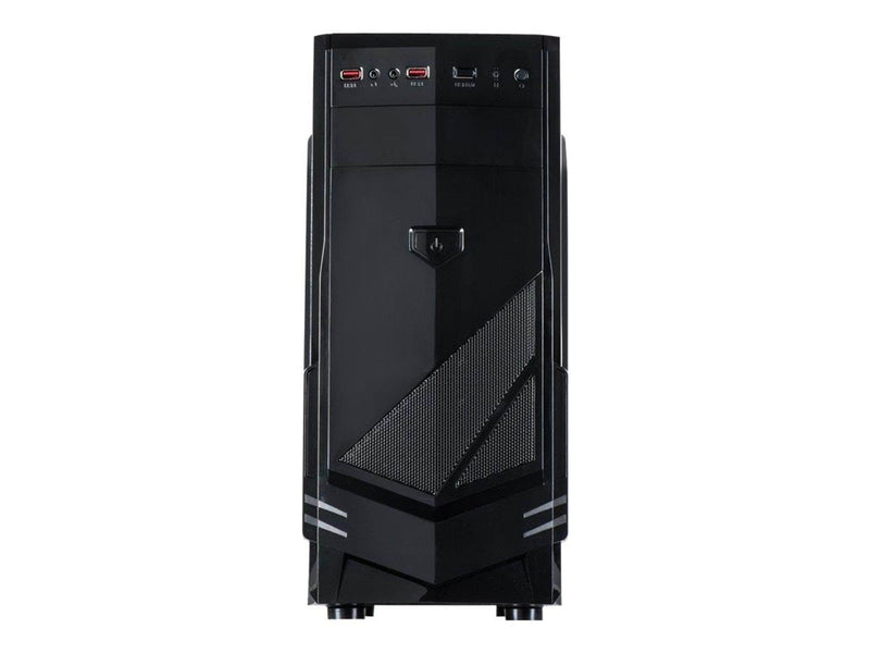 Inter-Tech B-30 - Gehäuse - Tower - Schwarz